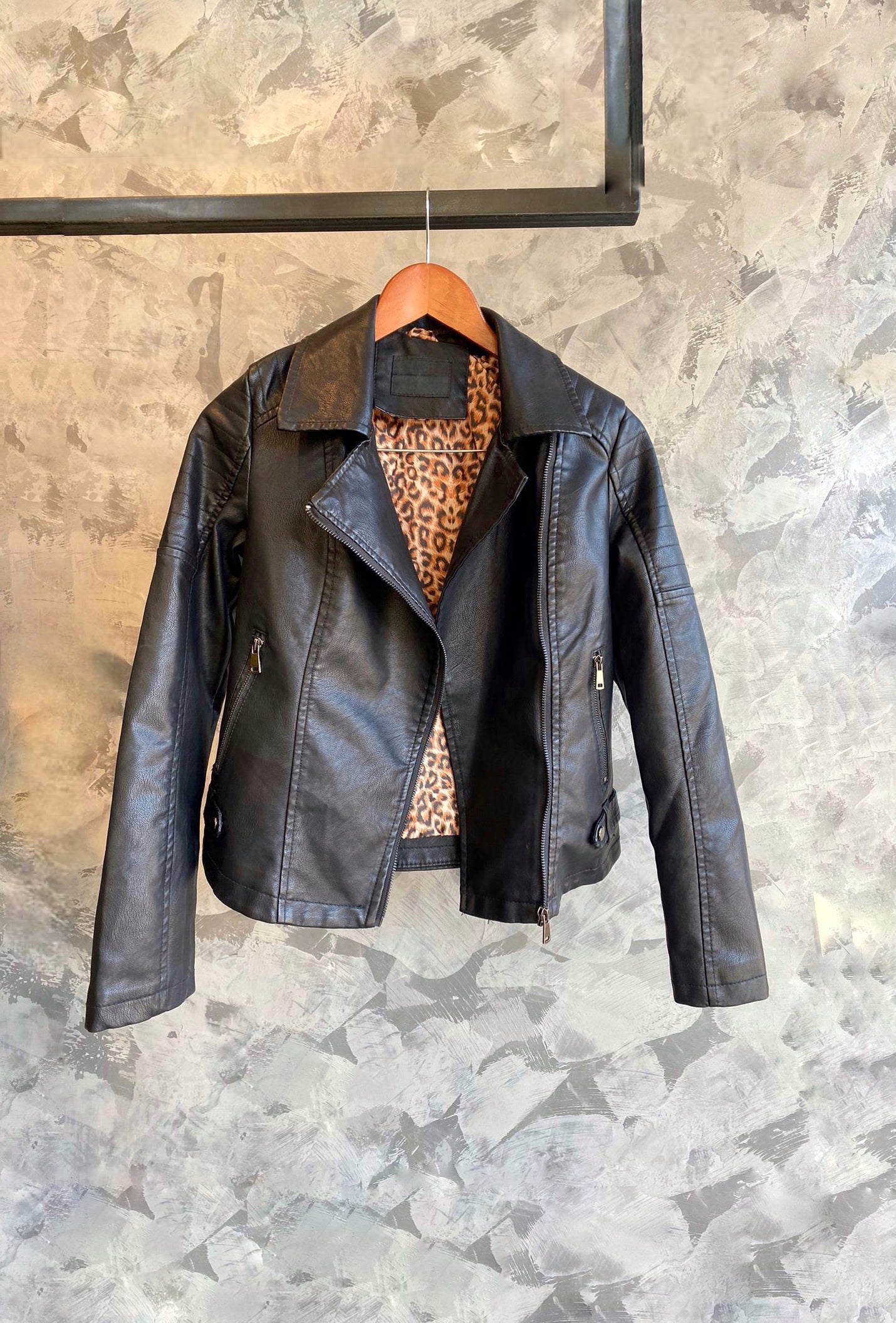 campera de eco cuero